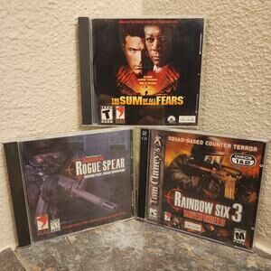 Game - Rainbow Six 3 / Rouge Spear Mission Pack / Sum of All Fears - PC CD-ROM